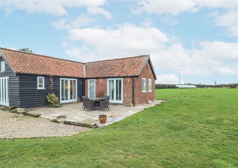This is the garden at Ivy Barn, Weston Longville near Taverham
