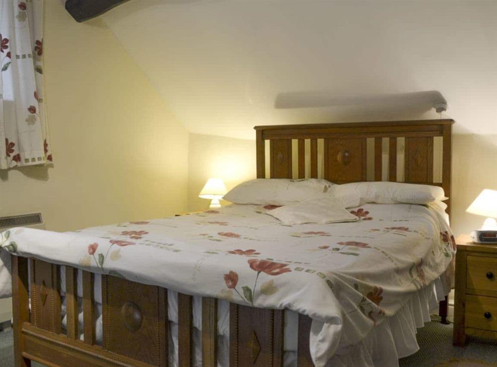 Comfortable double bedroom at Ivy Cottage in Aldwark, near Matlock, Derbyshire