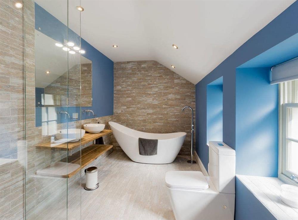 Stunning family bathroom at Ivy Cottage in Beck Hole, near Whitby, North Yorkshire