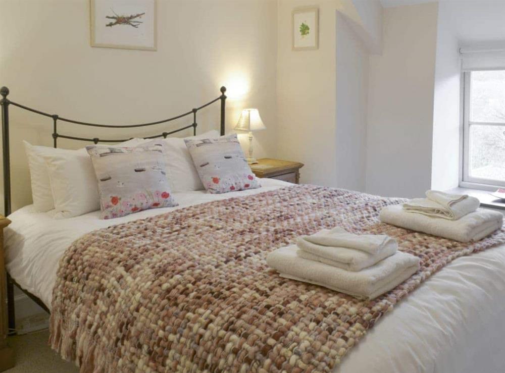 Relaxing double bedroom at Ivy Cottage in Boscastle, Cornwall., Great Britain