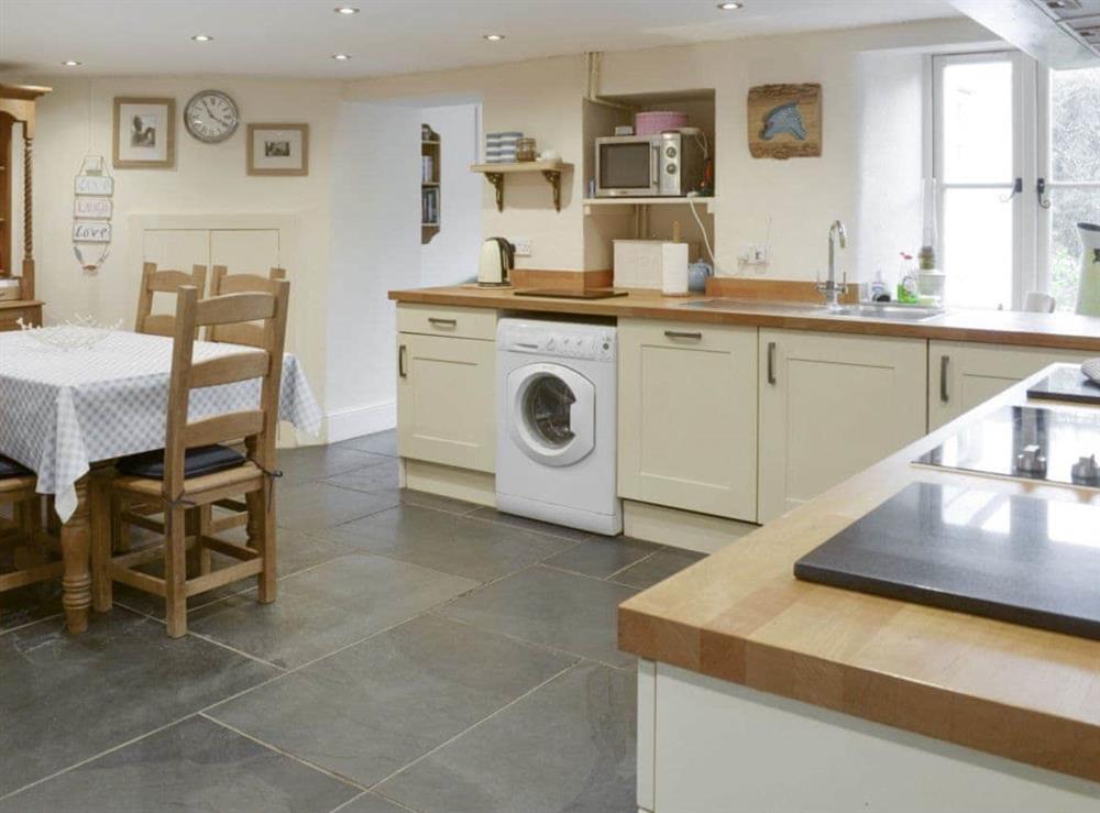 Spacious kitchen/diner at Ivy Cottage in Boscastle, Cornwall., Great Britain