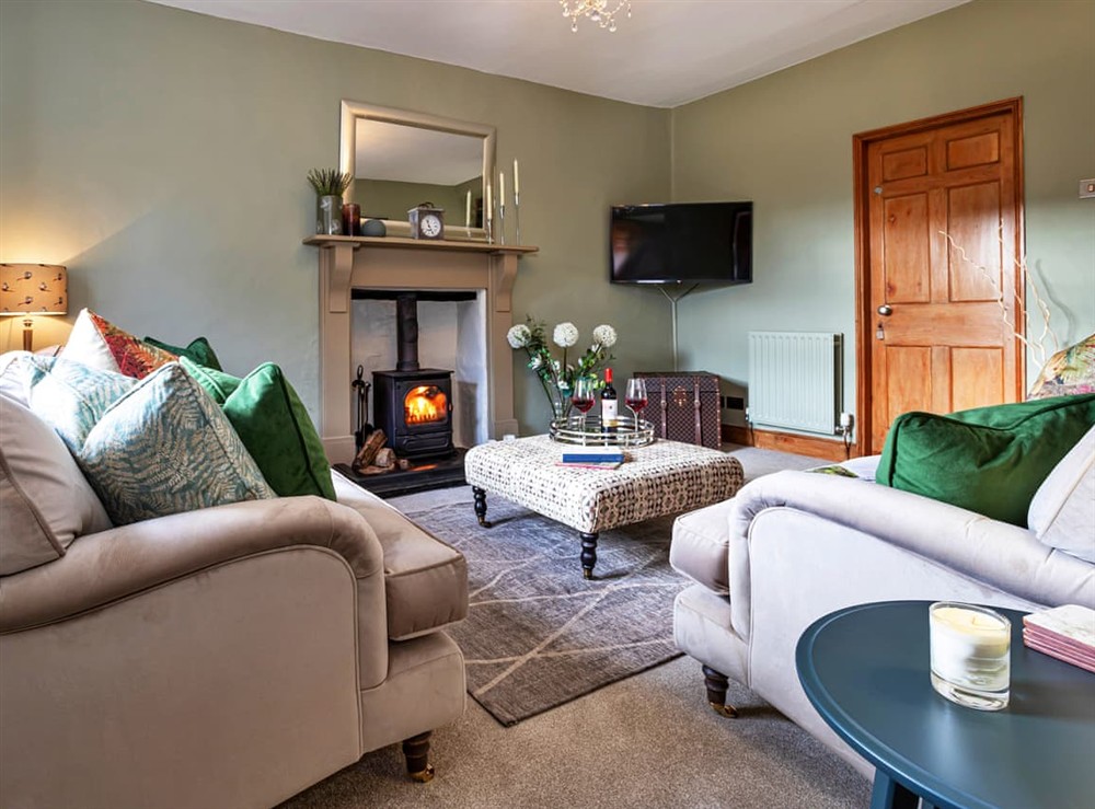 Living room at Ivy Cottage in Casterton, Lancashire