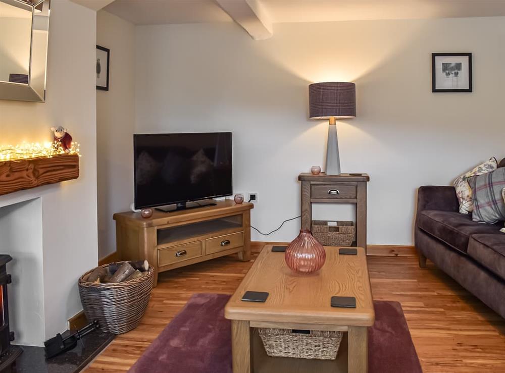 Living room at Ivy Cottage in Dent, near Sedbergh, Cumbria