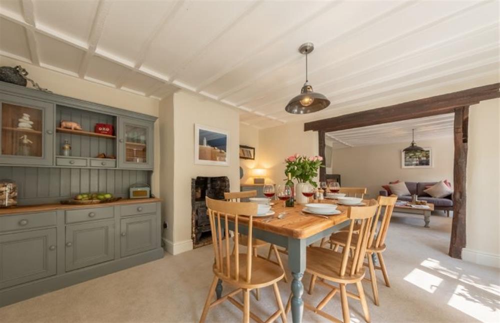Ground floor: Dining room with seating for six guests at Ivy Cottage, Docking near Kings Lynn