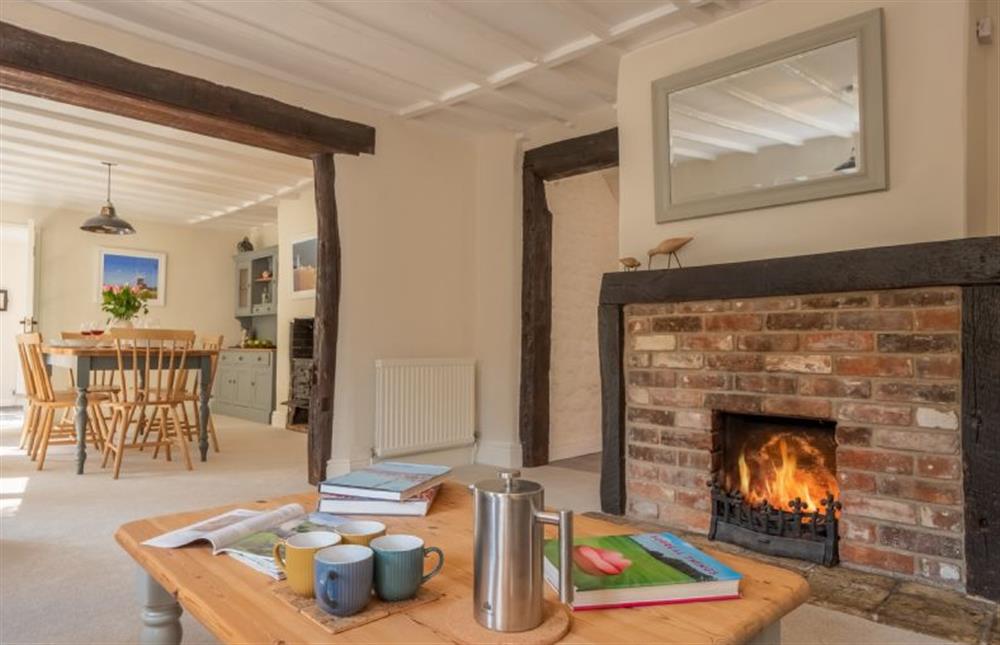 Ground floor: Sitting room through to dining room at Ivy Cottage, Docking near Kings Lynn