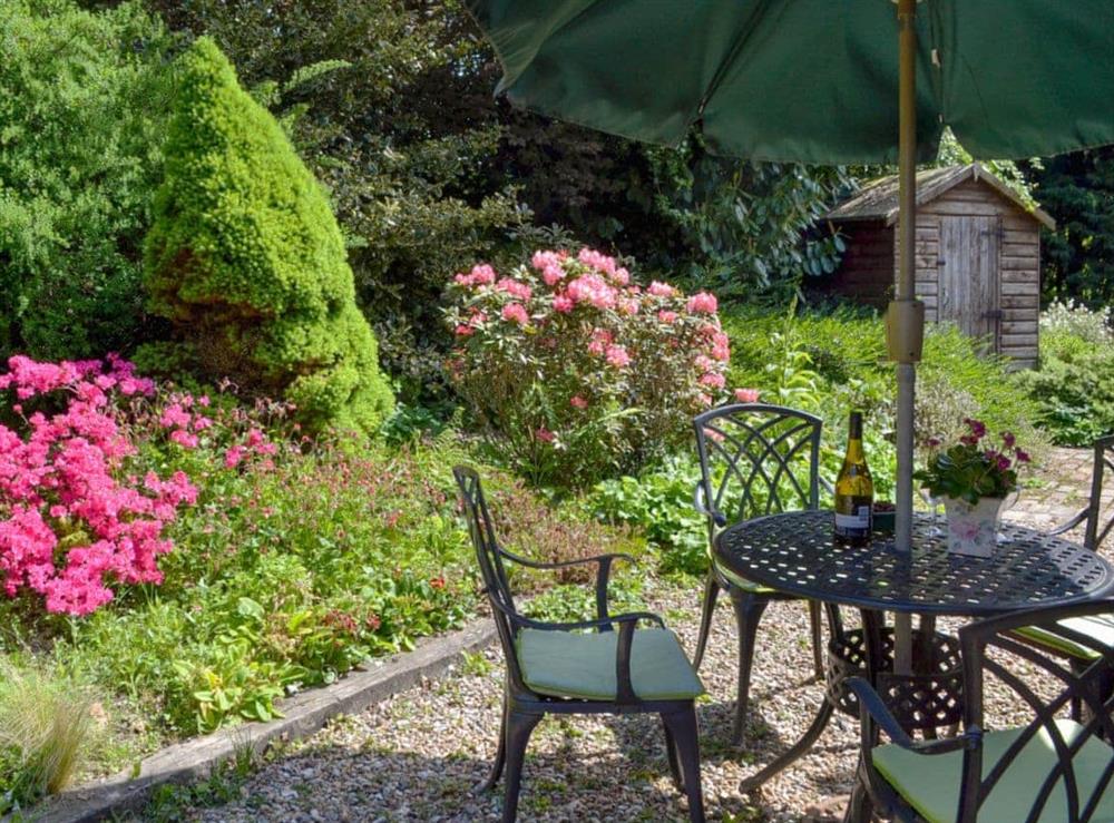 Charming garden area at Ivy Cottage in Ewhurst Green, near Bodiam, E. Sussex., East Sussex