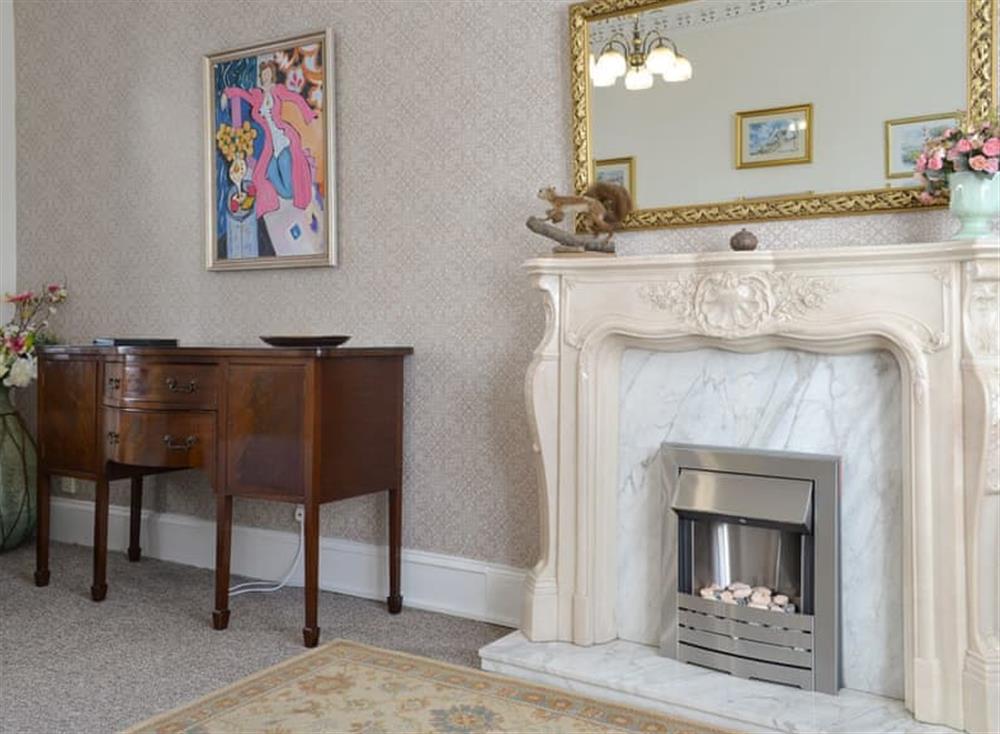 Attractive living room at Ivy Cottage in Kilcreggan, near Helensburgh, Dumbartonshire
