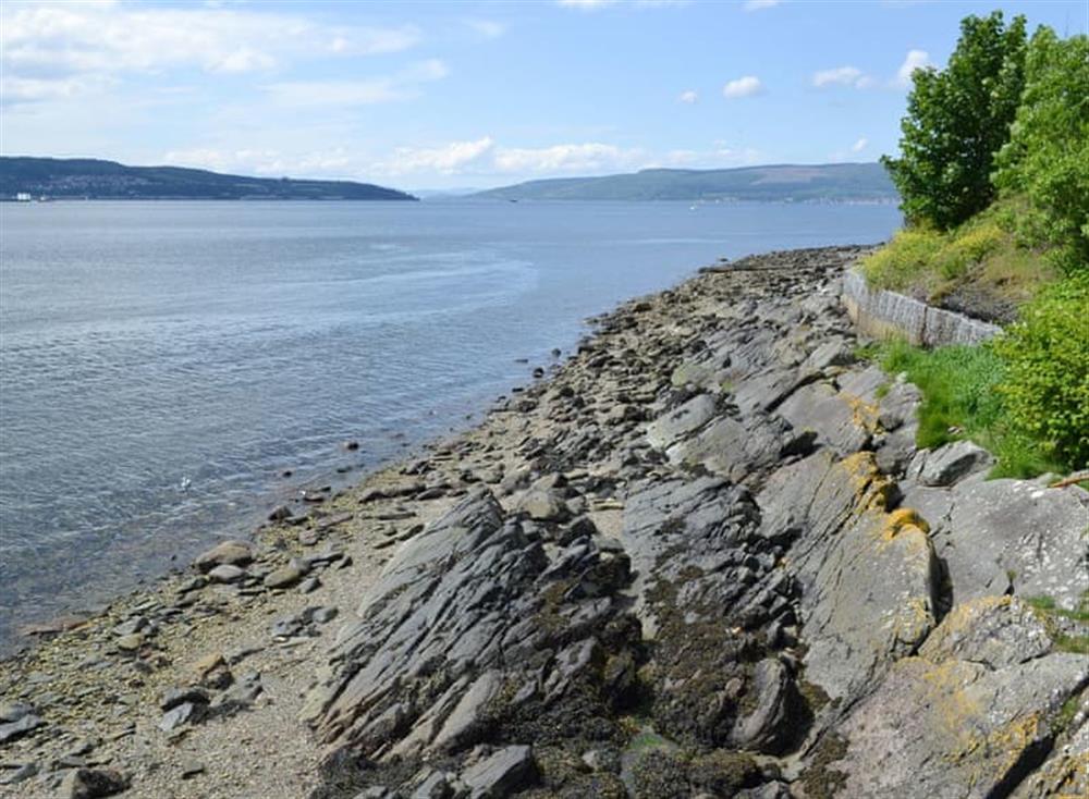 Stunning local views across the Firth of Clyde at Ivy Cottage in Kilcreggan, near Helensburgh, Dumbartonshire