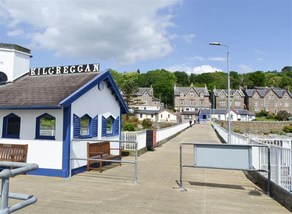 The jetty at Kilcreggan at Ivy Cottage in Kilcreggan, near Helensburgh, Dumbartonshire