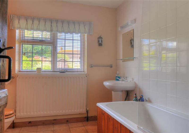 The bathroom at Ivy Cottage, Lyme Regis