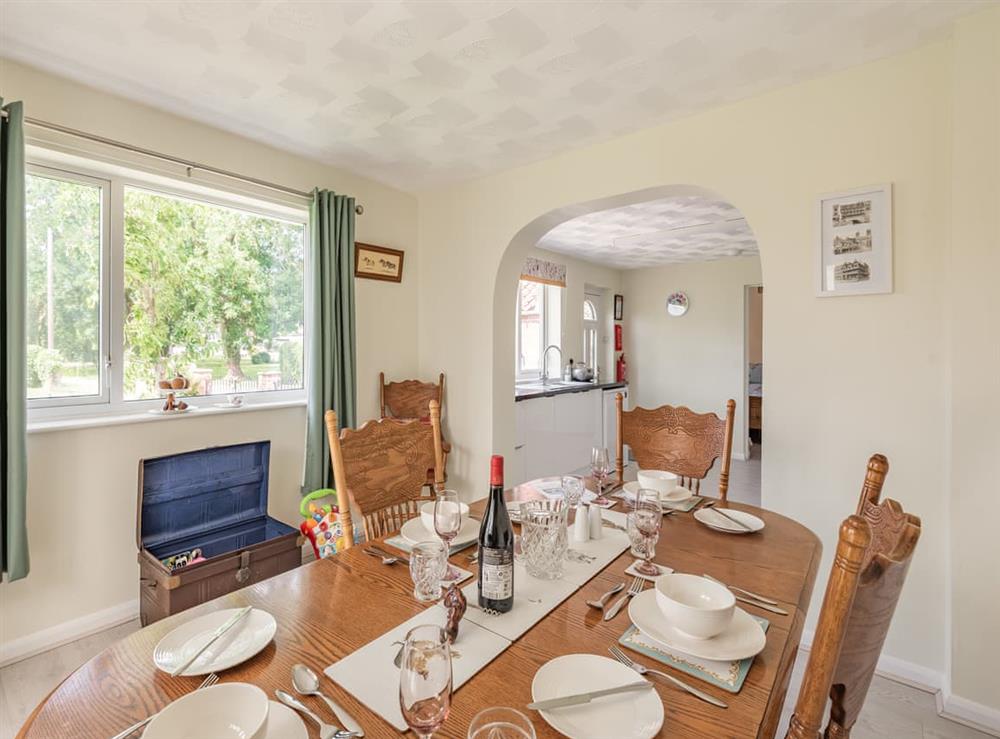 Dining room at Ivy Cottage in Sloothby, near Alford, Lincolnshire
