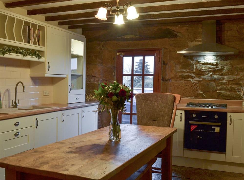 Kitchen/diner at Ivy Cottage in South Wingfield, near Alfreton, Derbyshire