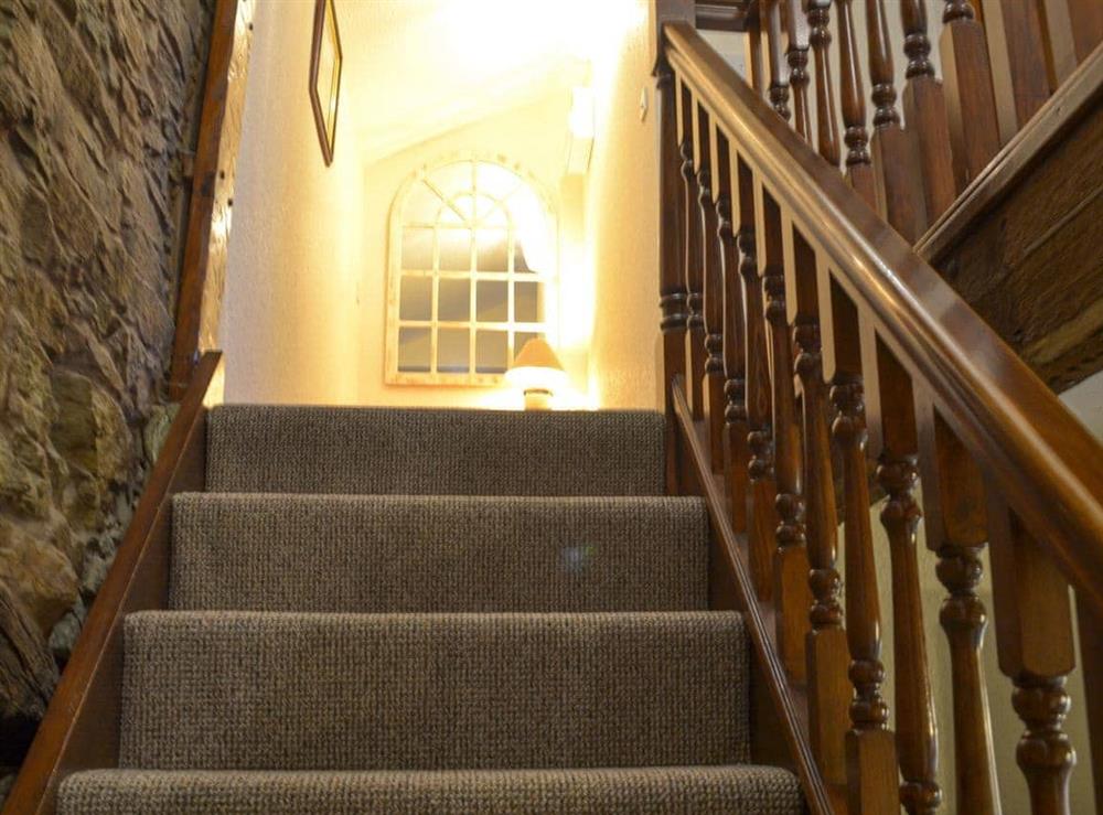 Stairs at Ivy Cottage in South Wingfield, near Alfreton, Derbyshire