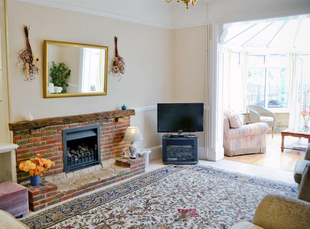 Living room at Ivy Cottage in Westgate, near Margate, Kent