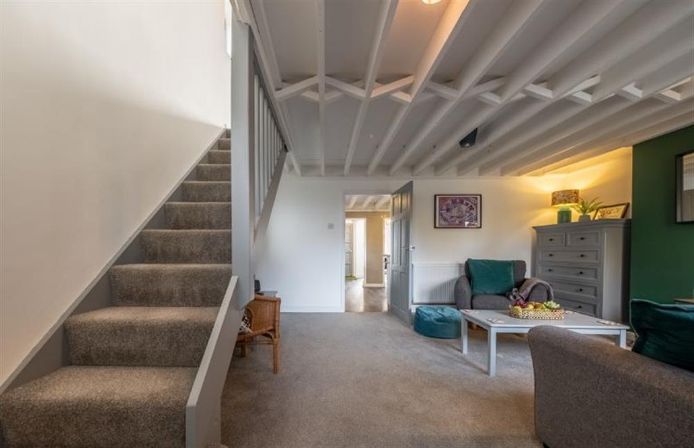 Stairs to the first floor at Ivy Cottages, Darsham