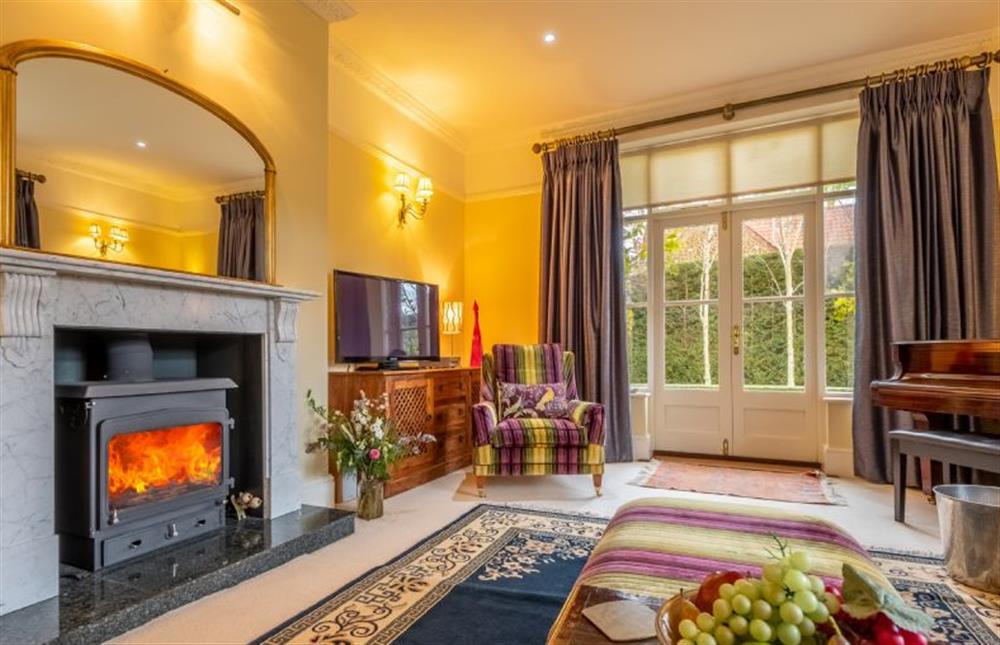 Ground floor: Super cosy wood burning stove