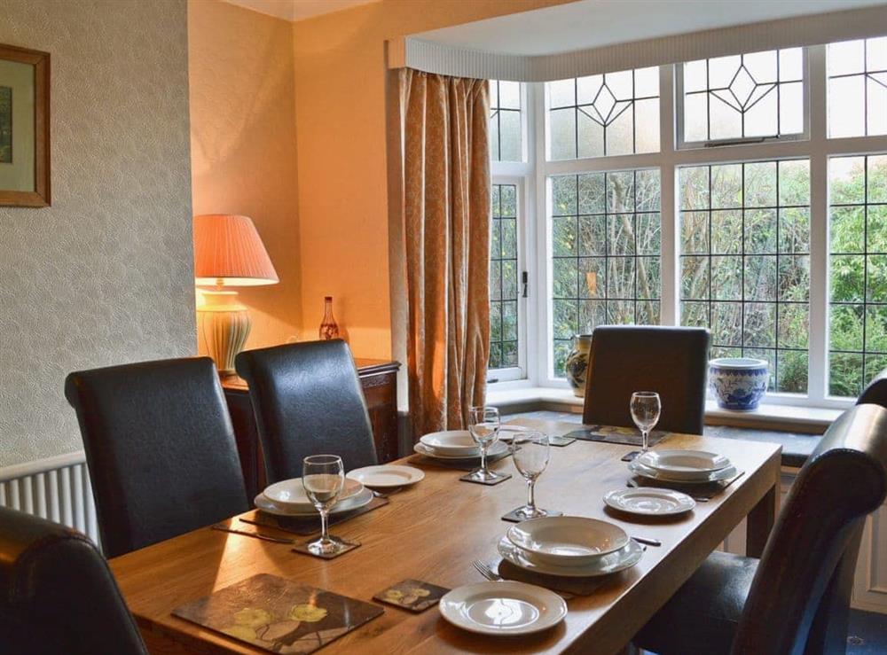 Dining room at Ivy House in Fairhaven, near St Anne’s, Lancashire