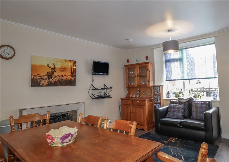 The living area at Ivy House, Kingussie