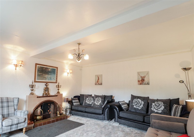 The living room at Ivy House, Kingussie