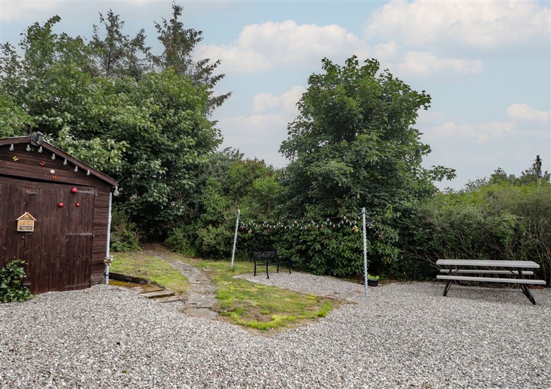 This is the garden at Ivy House, Kingussie