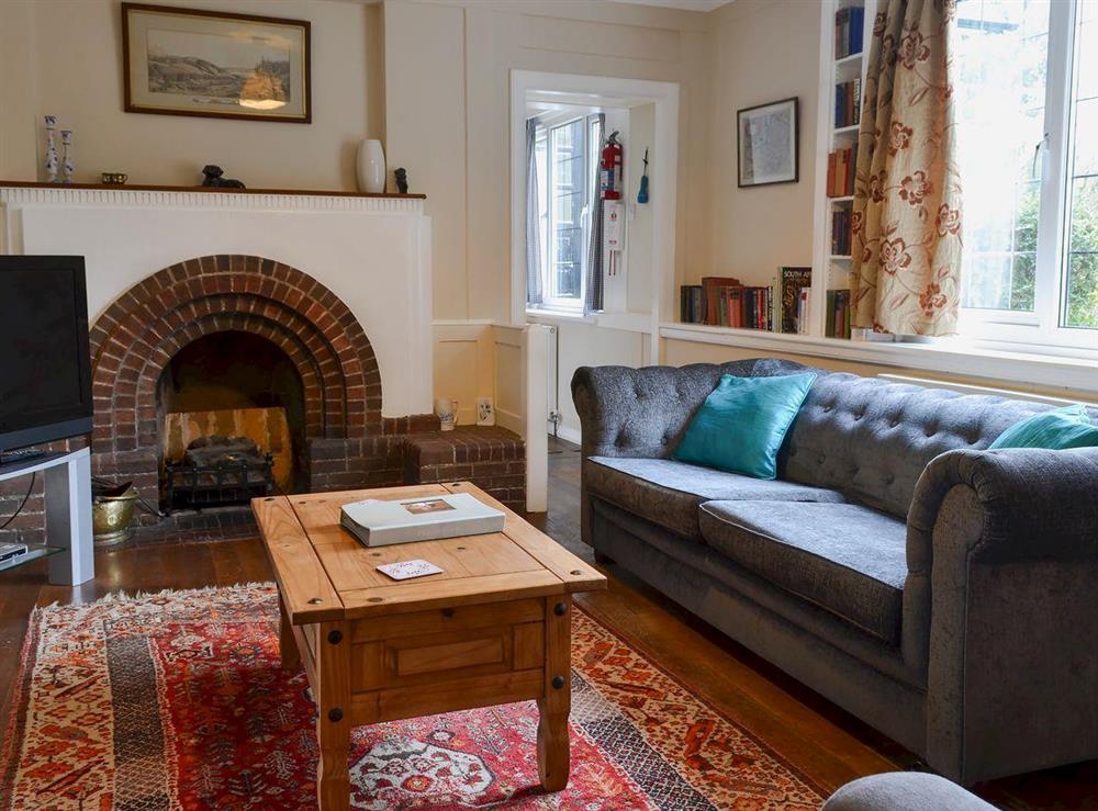Living room at Ivy in Llanddona, near Beaumaris, Anglesey, Gwynedd