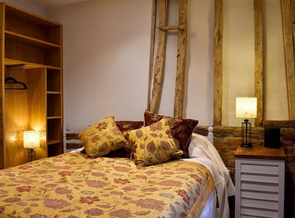 Comfortable double bedroom at Ivy Todd Barn in Ashdon, near Saffron Walden, Essex