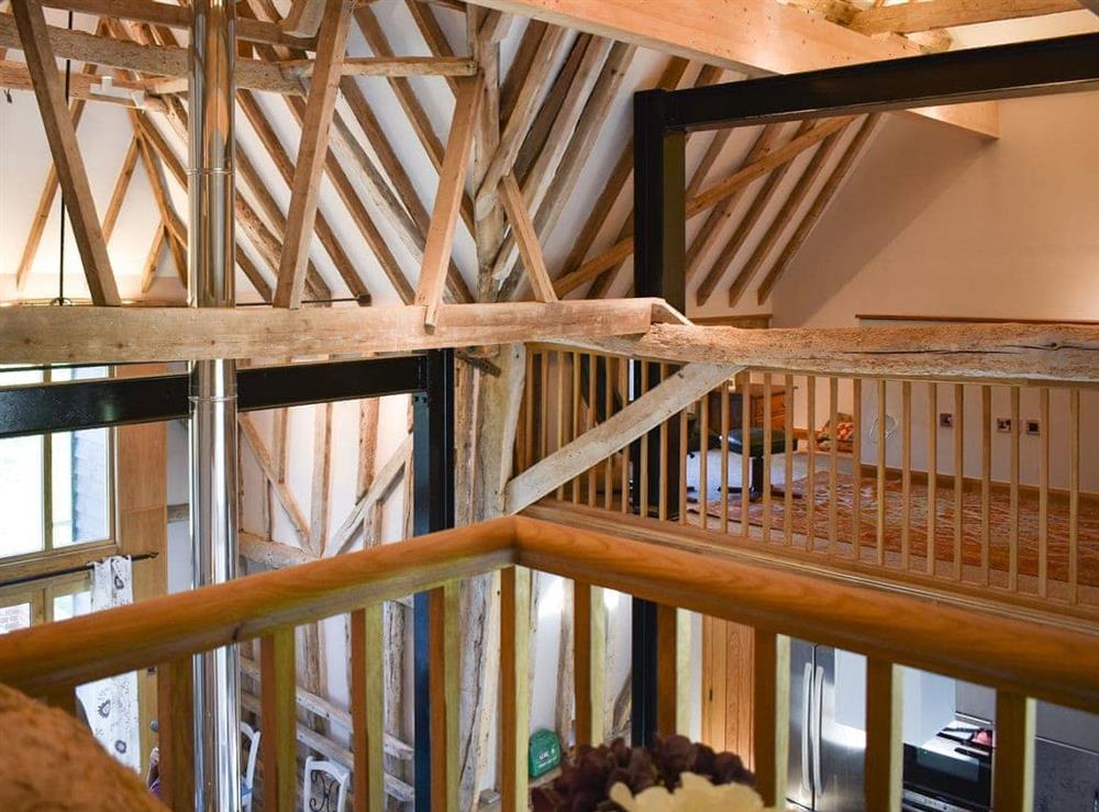 Wonderful interior space showcasing the beams at Ivy Todd Barn in Ashdon, near Saffron Walden, Essex