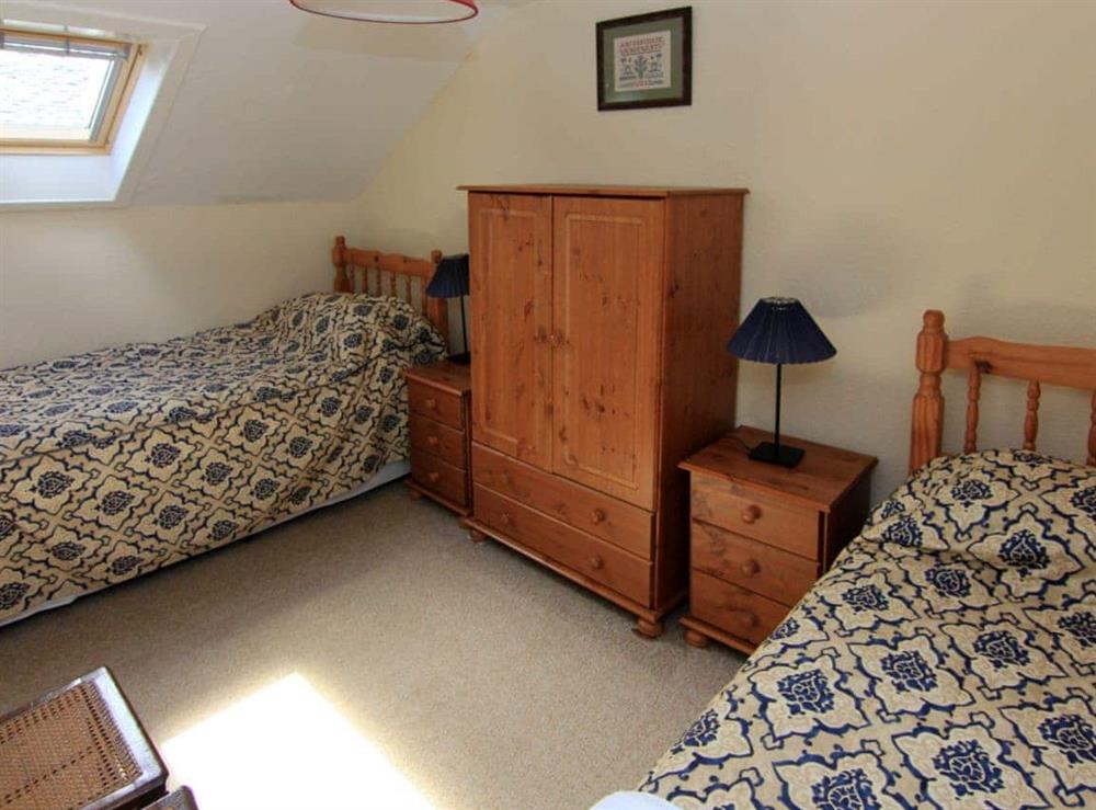 Spacious twin bedroom at Ivybank Cottage in Lamlash, Isle of Arran, Isle Of Arran