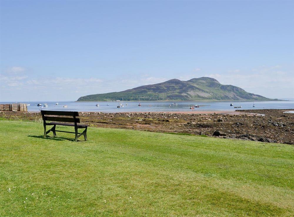 The beach is only 20 yards from the property at Ivybank Cottage in Lamlash, Isle of Arran, Isle Of Arran