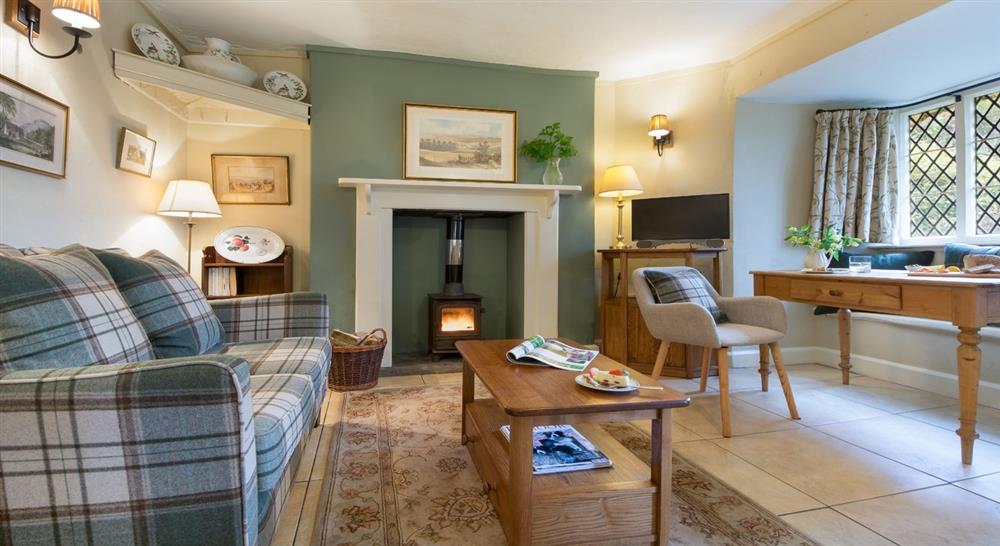 The sitting room at Ivys Cottage in Minehead, Somerset
