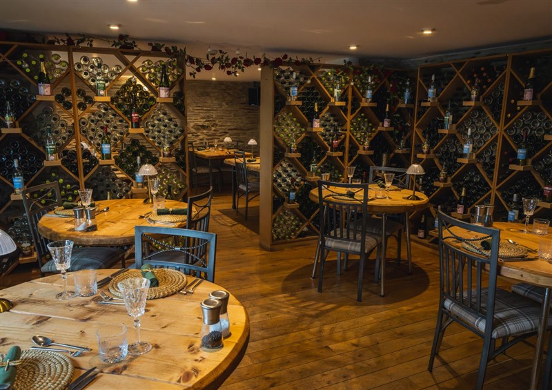 Dining room at Jabajak, Whitland