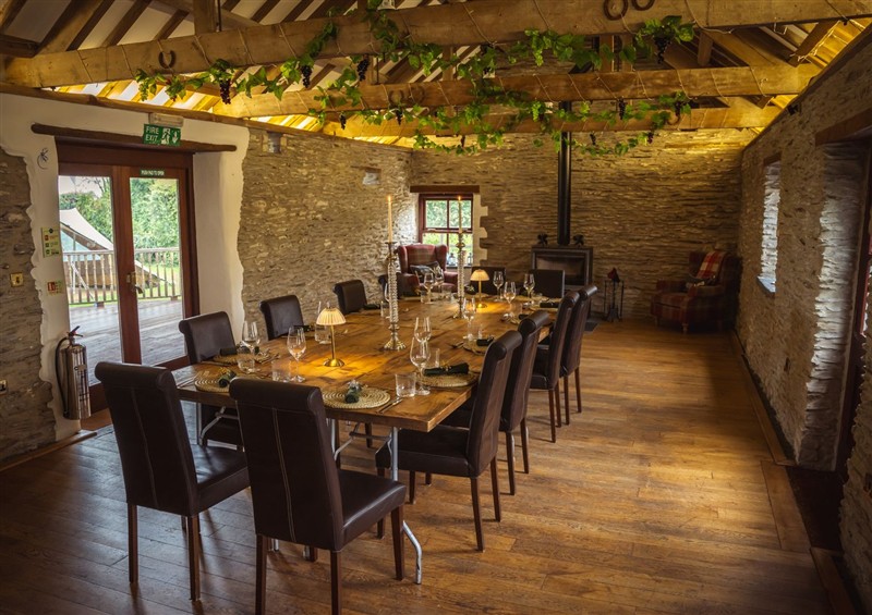 The dining room at Jabajak, Whitland