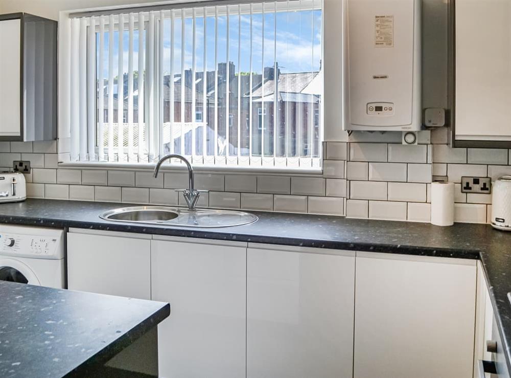 Kitchen at Jackson Apartment near  the sea in North Shields near Tynemouth, Tyne and Wear