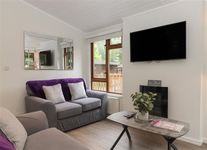 Relax in the living area at JacMar Lodge, Windermere