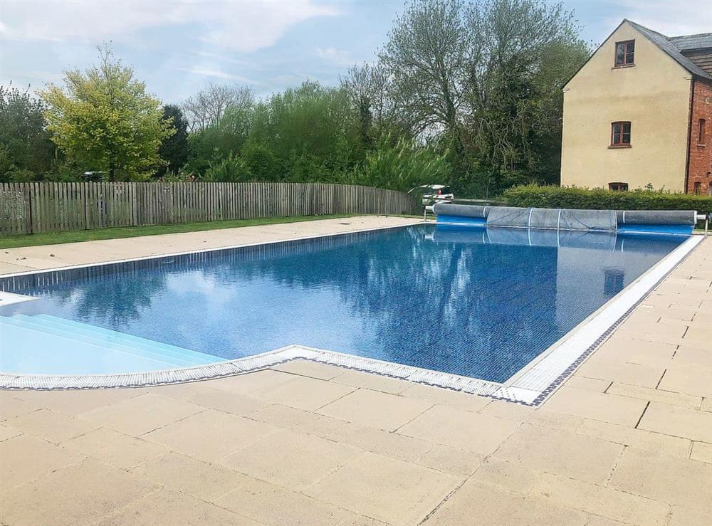 Mill village outdoor heated pool