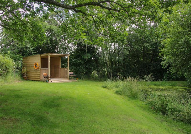 The setting (photo 2) at Jacobs Meadow Pod 2, Minsterley near Chirbury