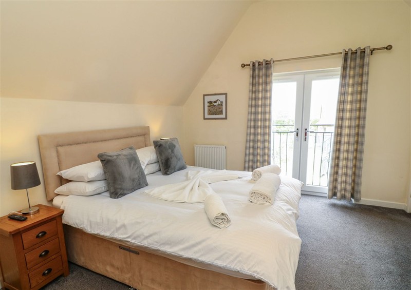 One of the bedrooms at James Ville Marina Lodge 13, Brigg