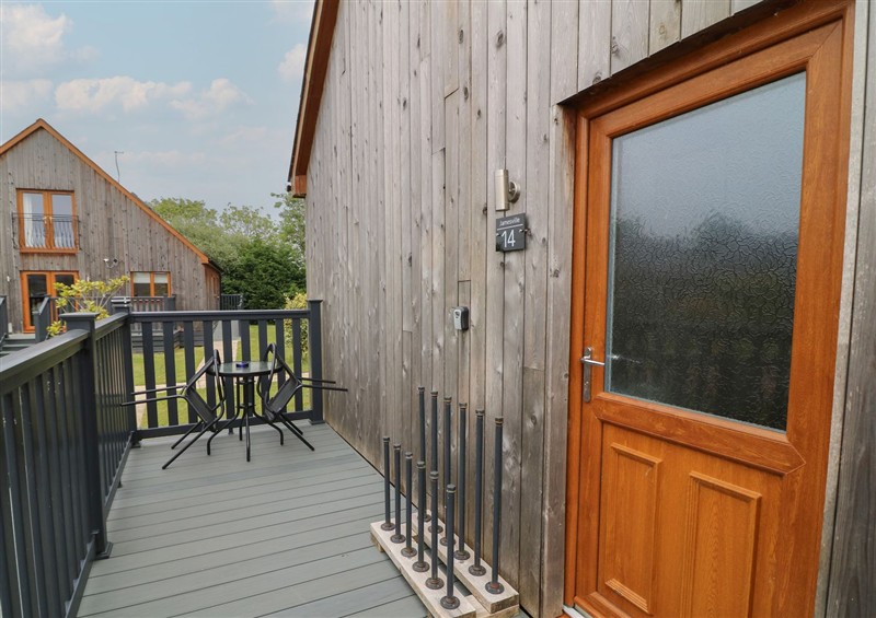 This is the setting of James Ville Marina Lodge 14 at James Ville Marina Lodge 14, Brigg