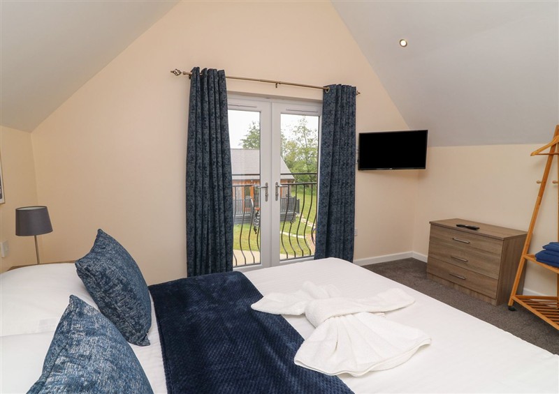 One of the bedrooms at James Ville Marina Lodge 21, Brigg