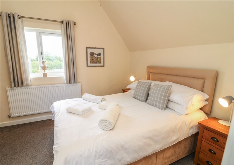 One of the bedrooms at James Ville Marina Lodge 9, Brigg