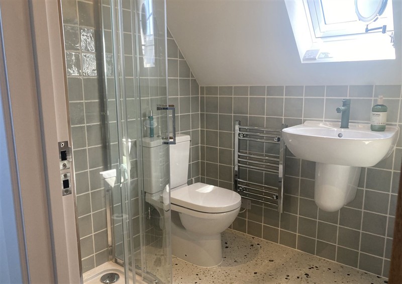This is the bathroom at Jams, Lympstone