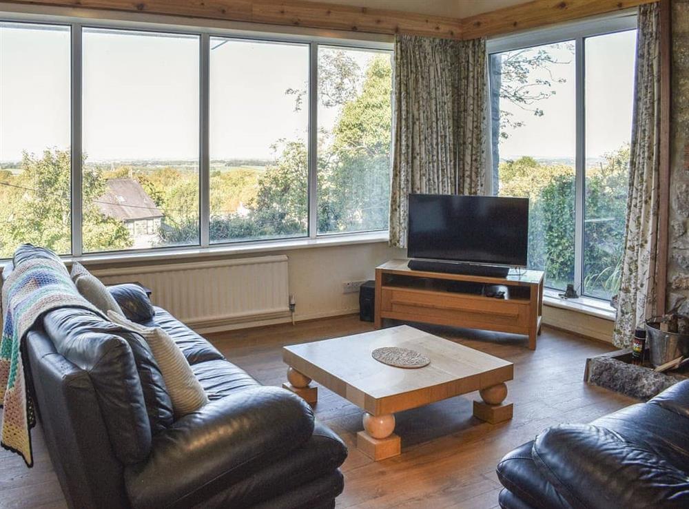 Living area at Janvallyn in Tregarth, near Bangor, Gwynedd