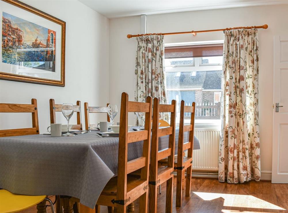 Dining room at Jarvea in Evesham, Worcestershire