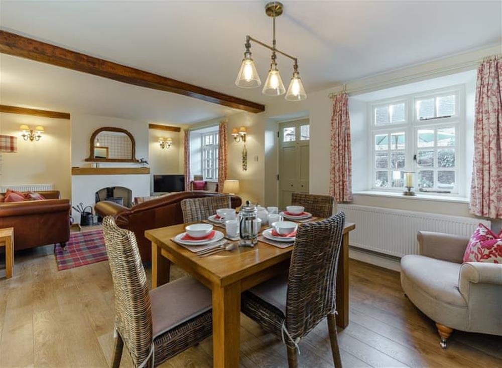 Living / dining room at Jasmine Cottage in Bourton-on-the-Water, Gloucestershire