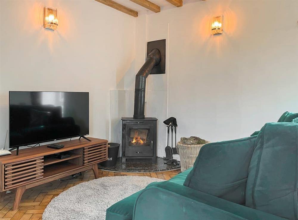 Open plan living space at Jasmine Cottage in Brassington, Derbyshire