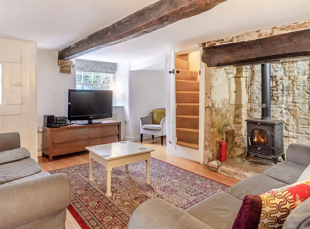 Living area at Jasmine Cottage in Osmington, Dorset
