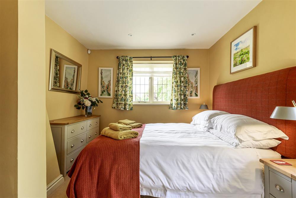 The comfortable bedroom at Jasmine Cottage, Shaftesbury