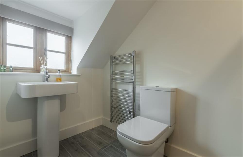 The Annexe: Modern bathroom suite at Jasmine Cottage, South Creake near Fakenham