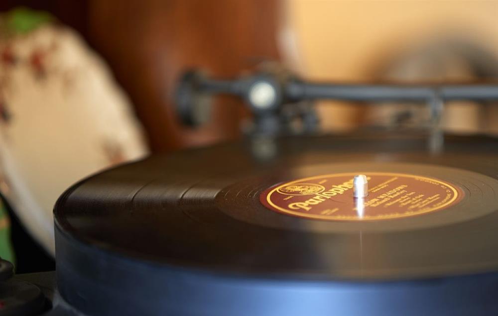 Enjoy listening to beautiful music on the LP record player