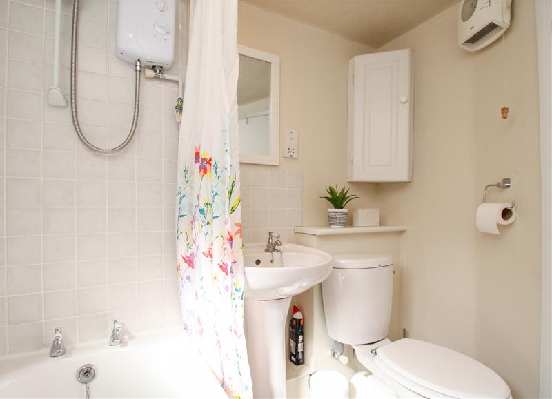 This is the bathroom at Jasmine Cottage, Swanage